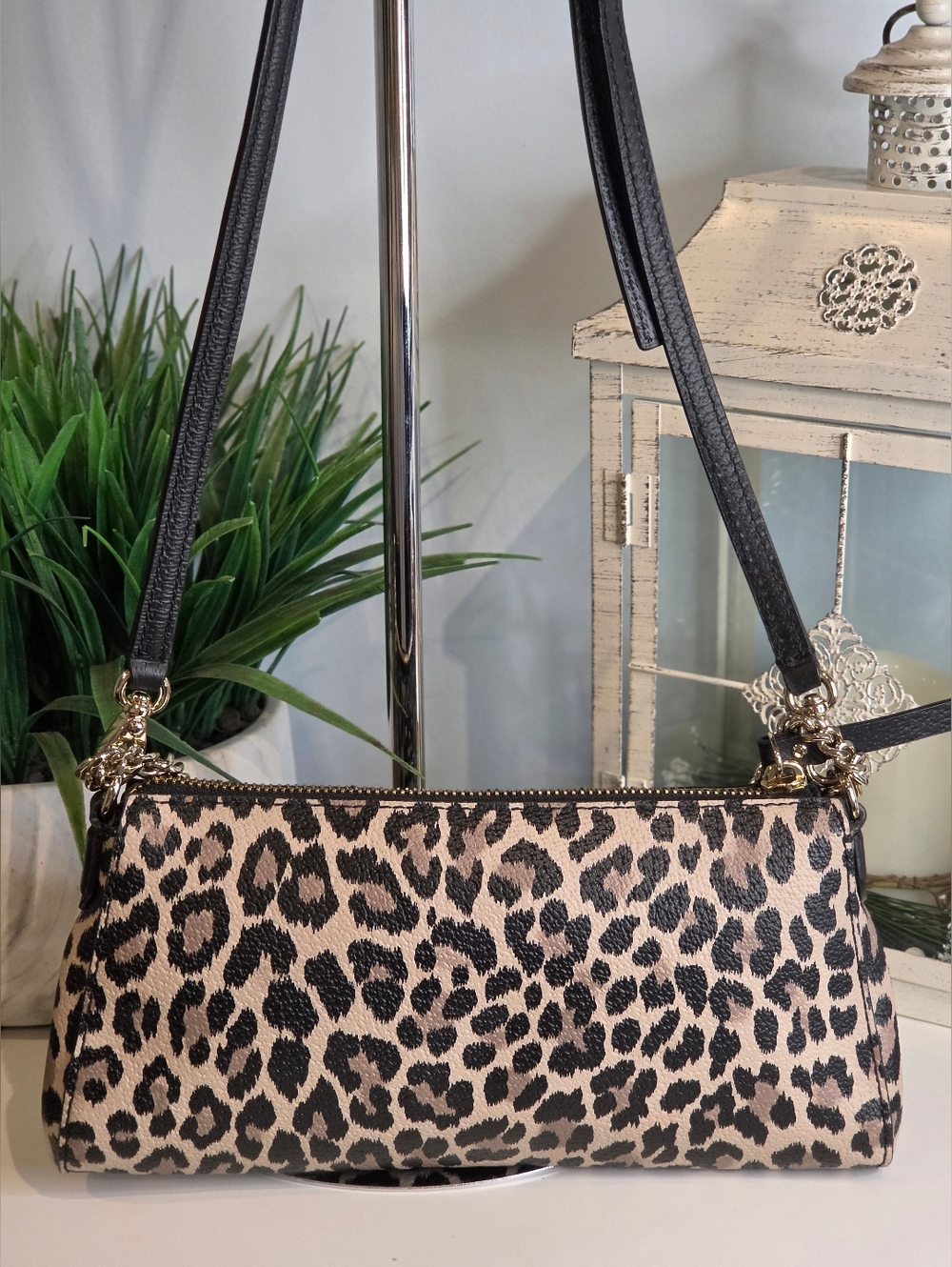 Kate Spade New York Grove Street Leopard Jane Crossbody Bag - Picture 5 of 11